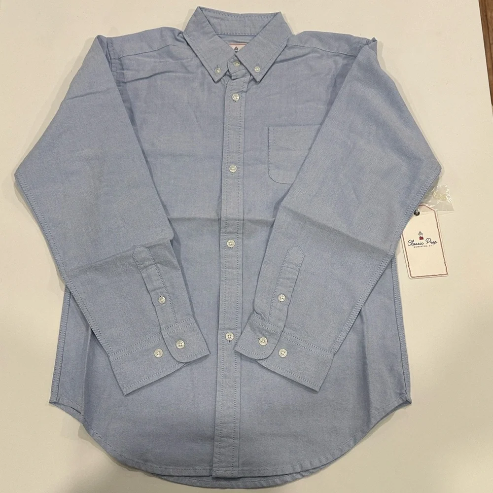 NEW Classic Prep Owen Blue Button Down Shirt